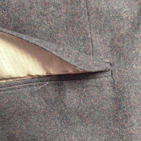 19924 Oscar de la Renta Two Button Blazer Green size 42R preppy Business casual - Picture 5 of 10